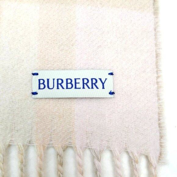 Burberrys Scarf Beiges Cashmere 100% mon-375-091125 - Picture 7 of 9